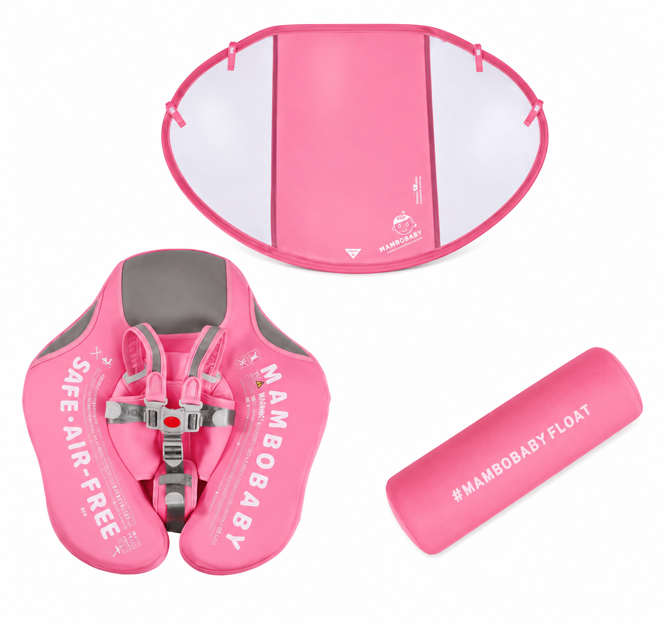 FloatNest™ air-free baby float in Pink
