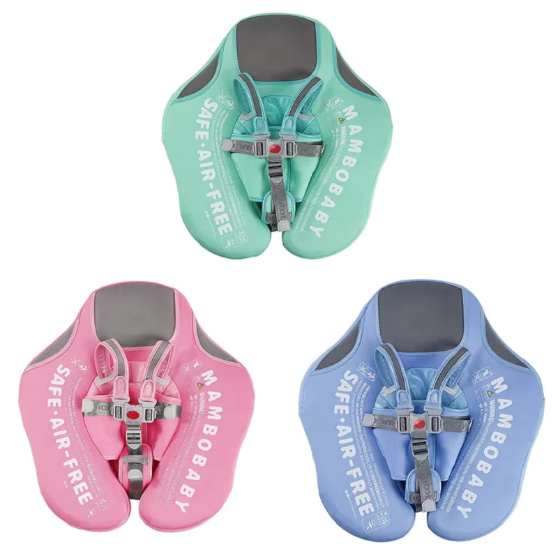 FloatNest™ premium air-free baby float in every colour — solid foam construction