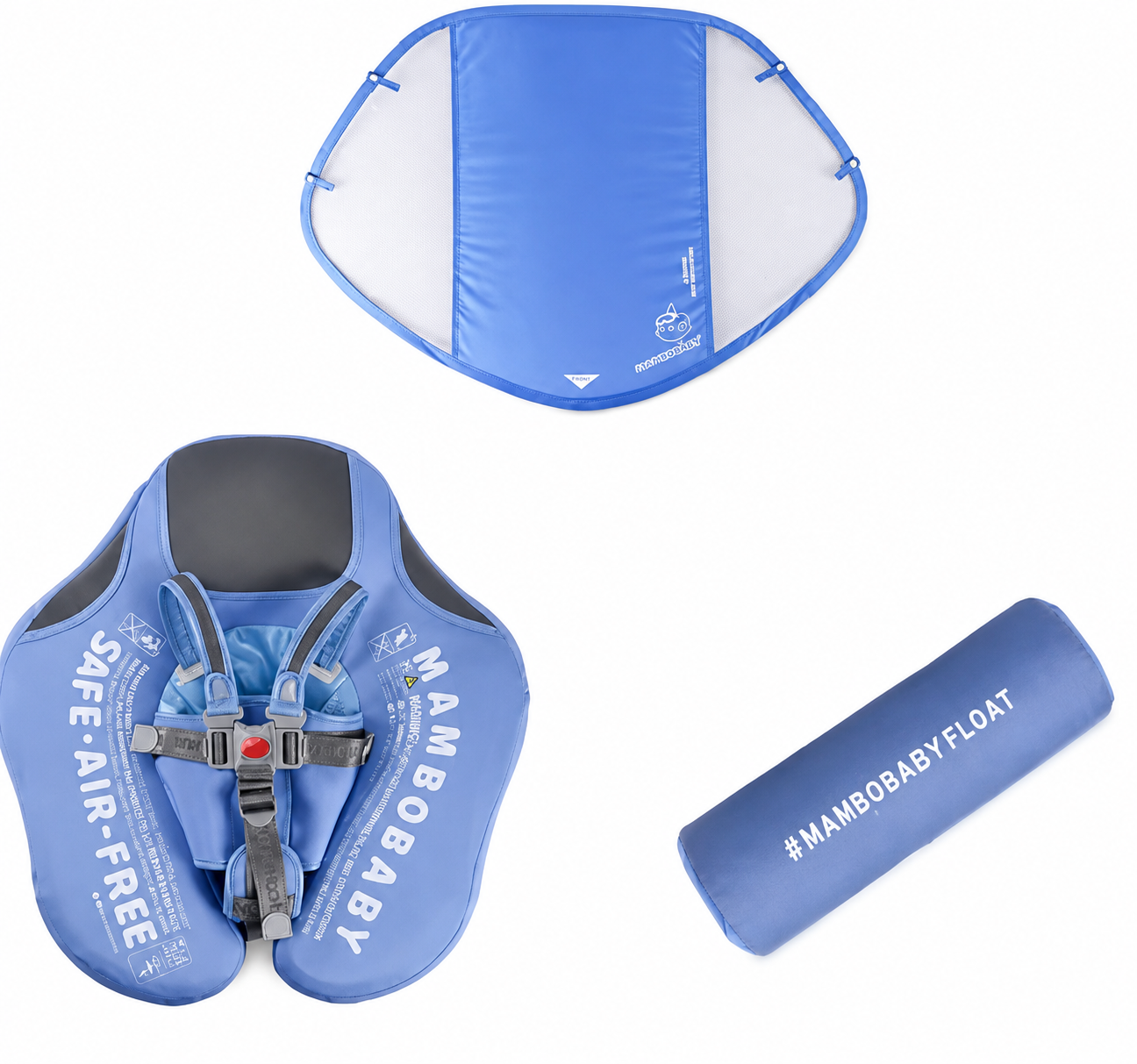 FloatNest™ air-free baby float in Blue